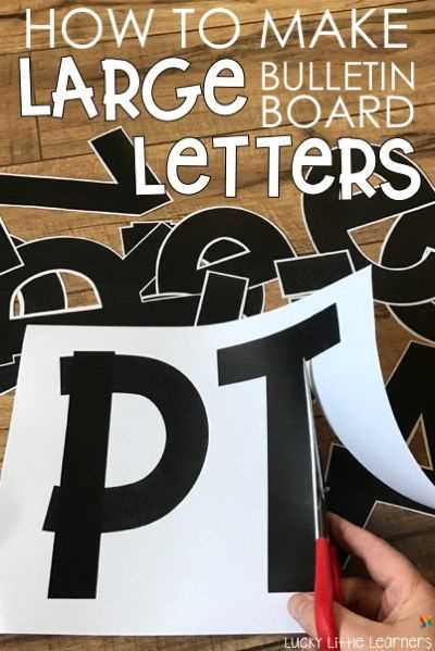 bulletin board letter templates