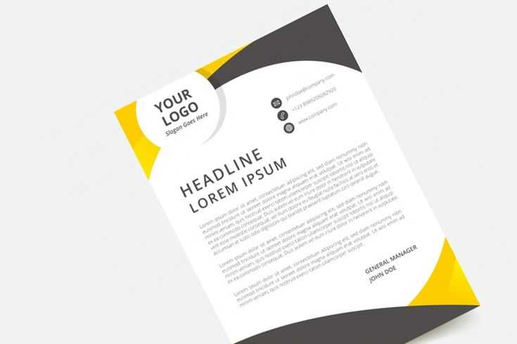 business headed letter template