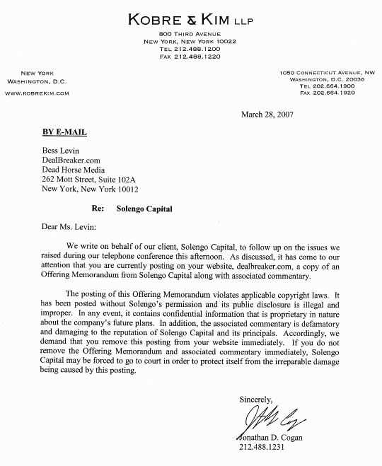 client letter template law