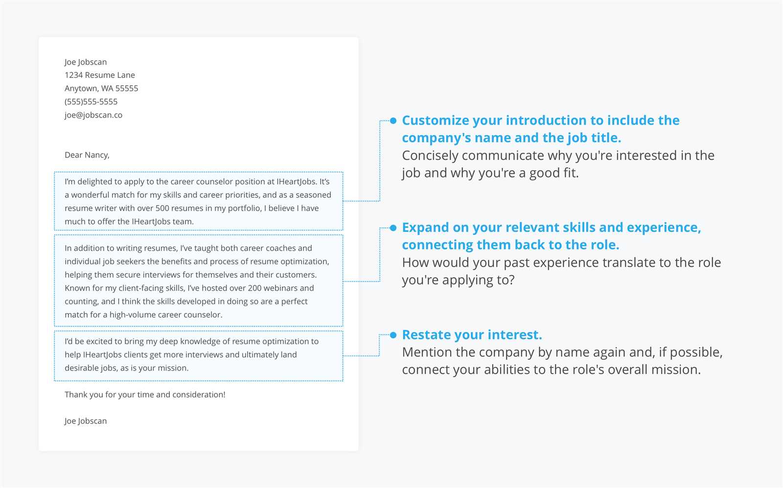 jobscan cover letter templates