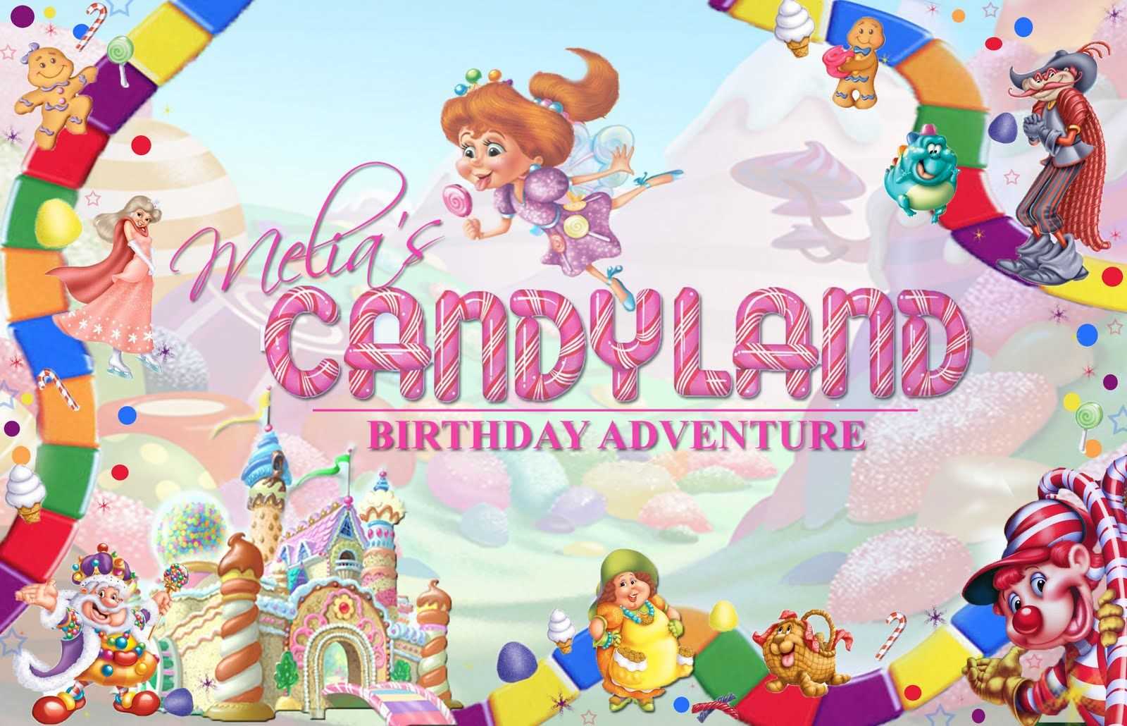 candyland letter template