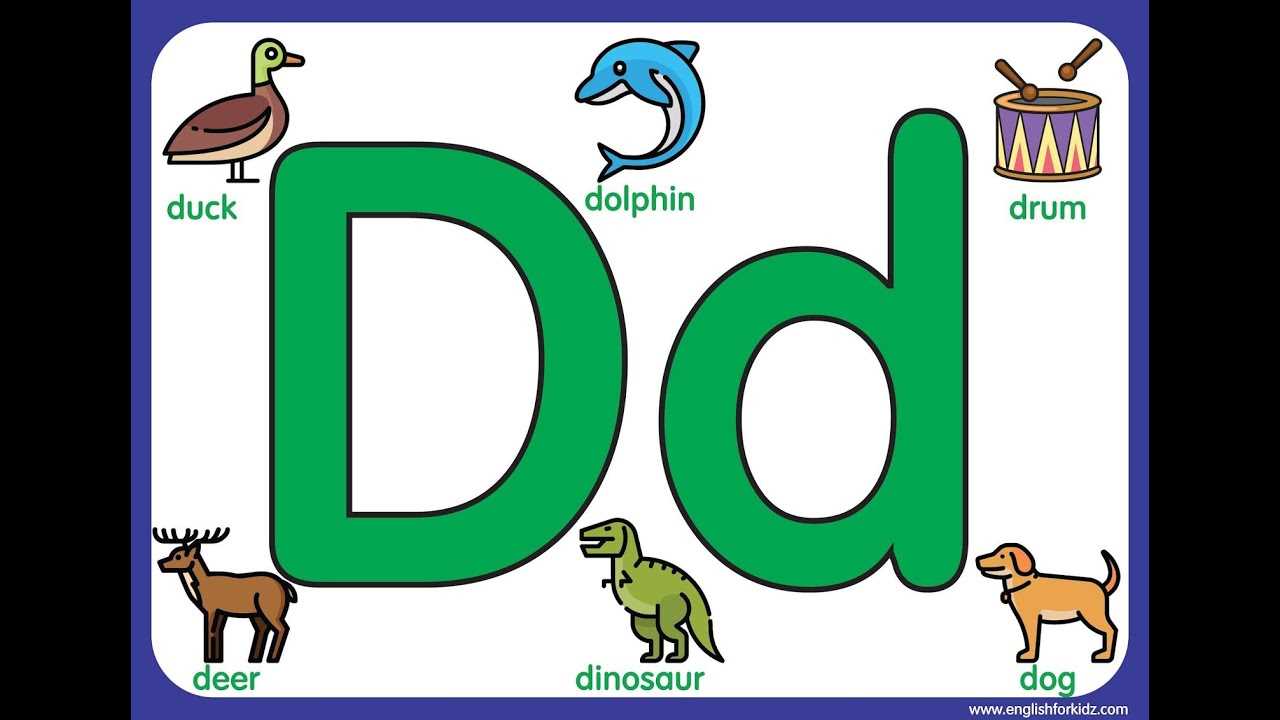 capital letter d template