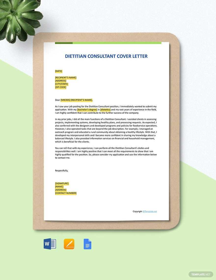 management consulting cover letter template