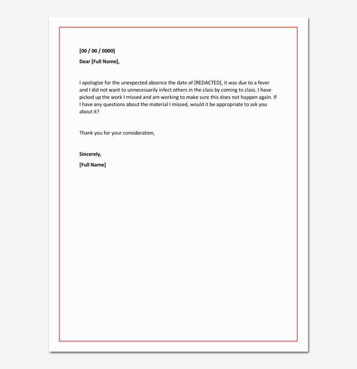 change of hours letter template