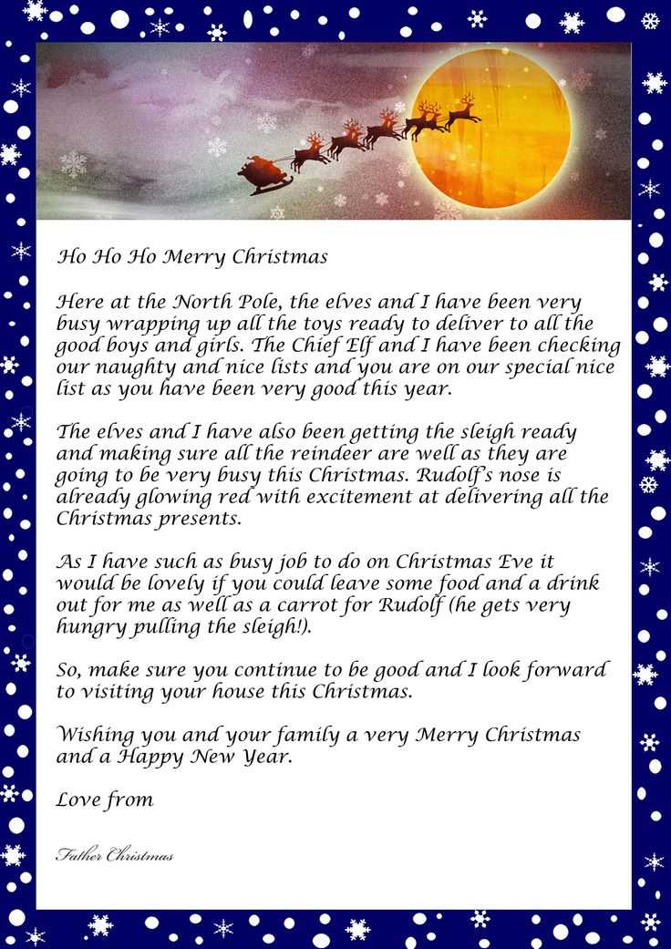 christmas eve box letter from santa template