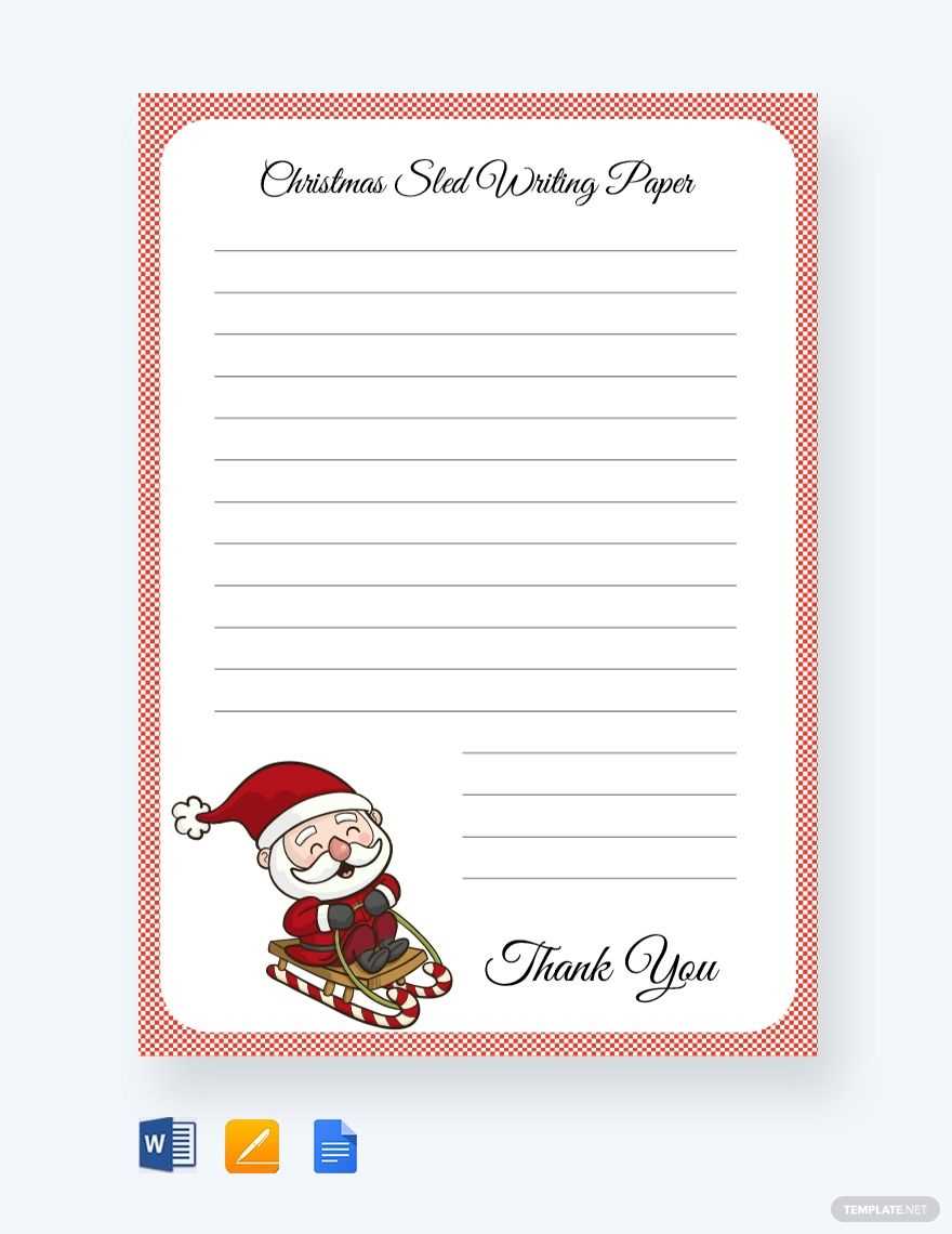 christmas letter template   google docs