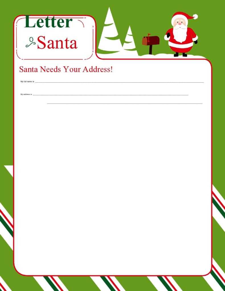 christmas letter template free