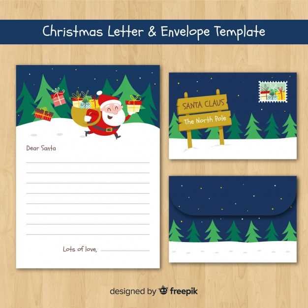 christmas letter template pages