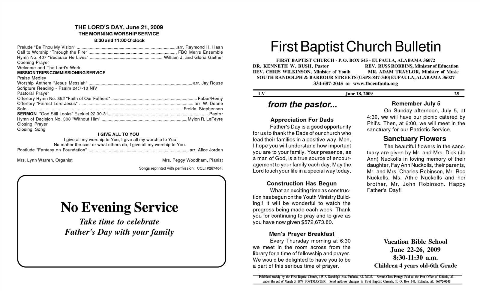 church tithe letter template