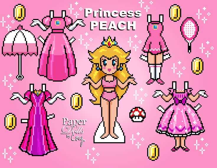 princess peach letter template