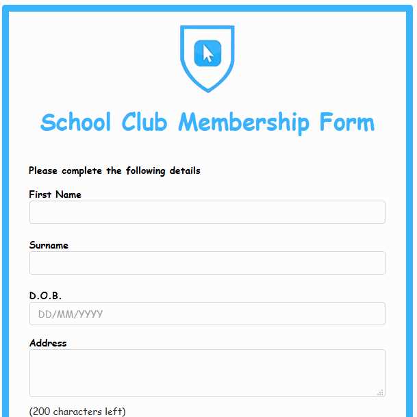 club membership welcome letter template