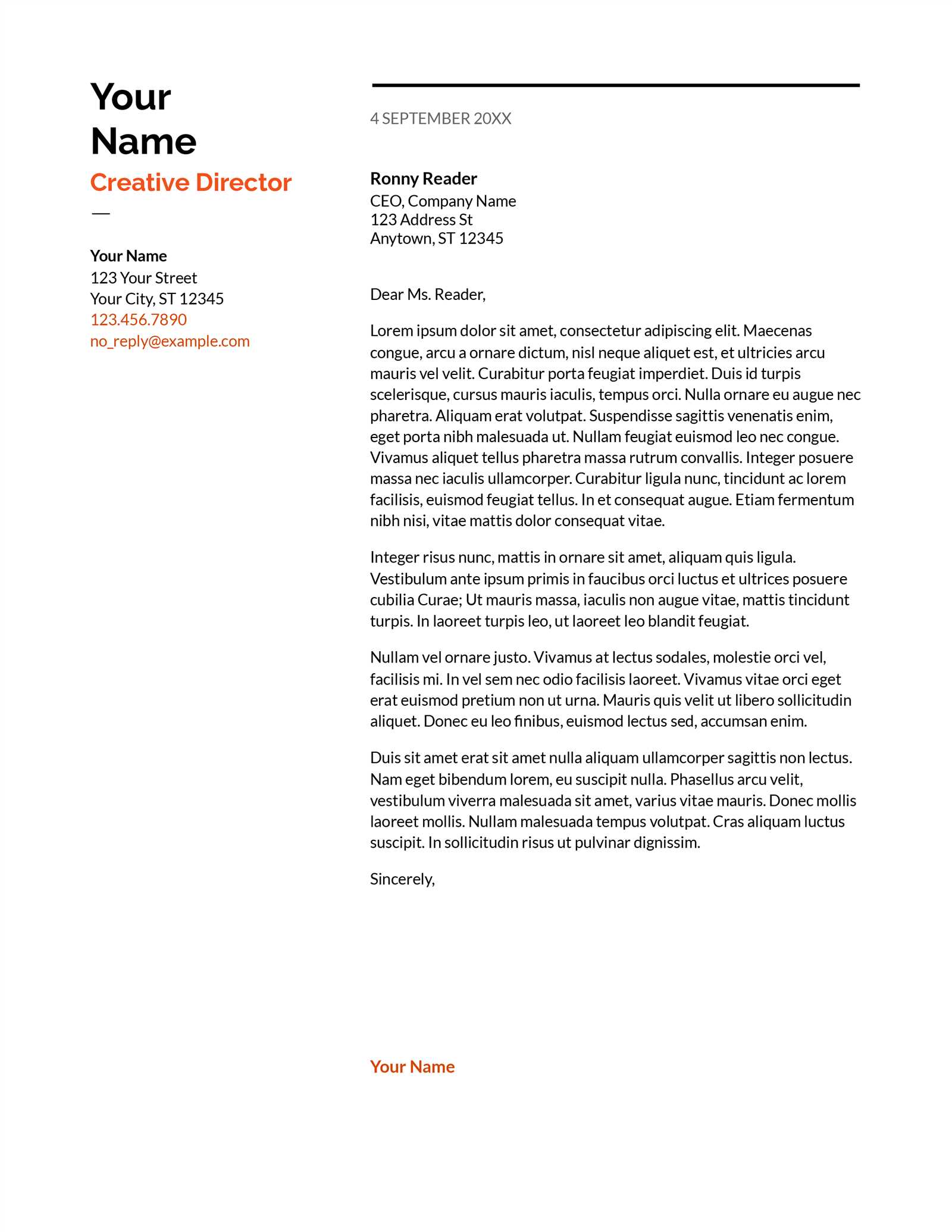 cover letter google docs template free