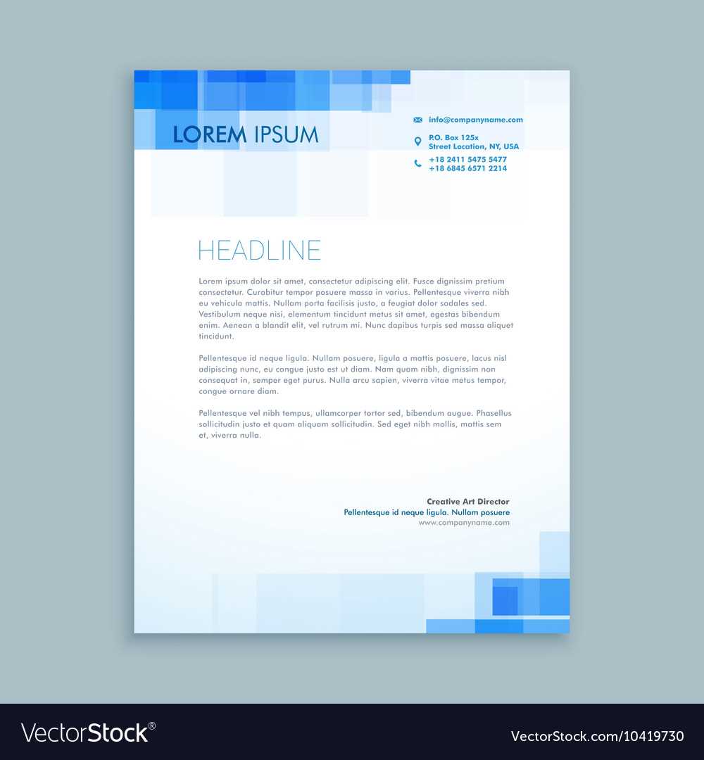 cover letter letterhead template