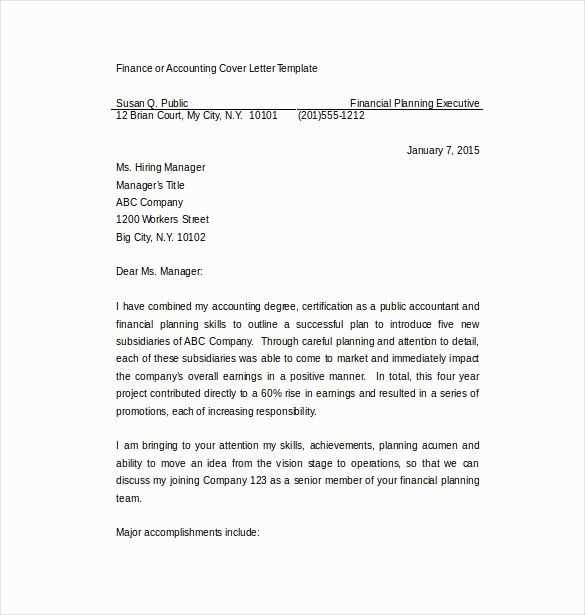 cover letter sample word templates