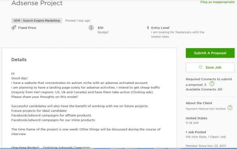 cover letter template for upwork
