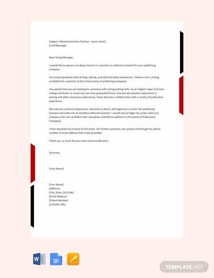 cover letter template google doc