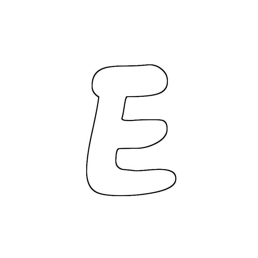 e letter template