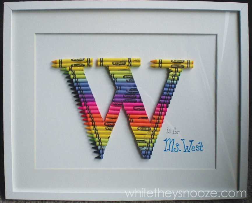 crayon monogram letter template