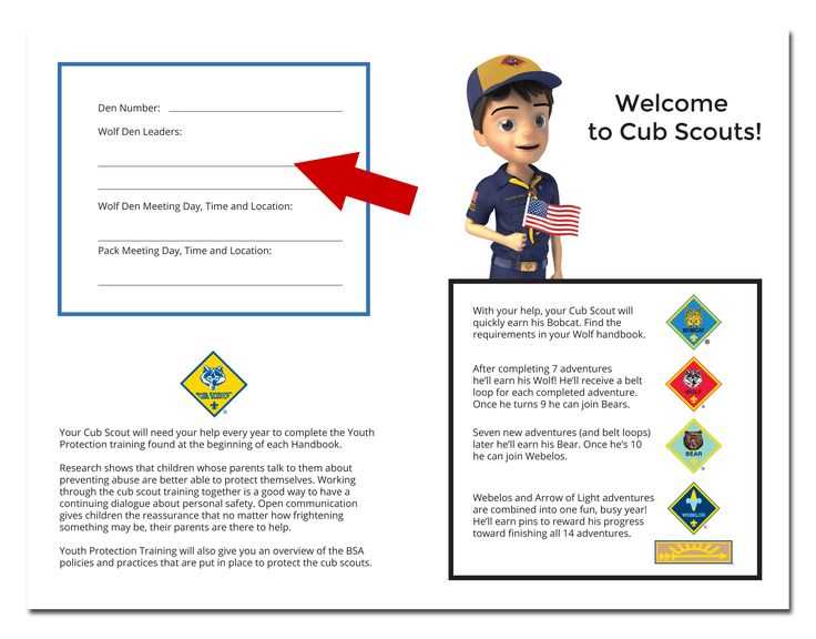 cub scout donation letter template