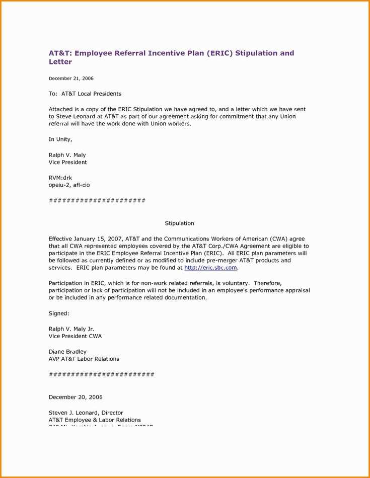 performance bonus letter to employee template