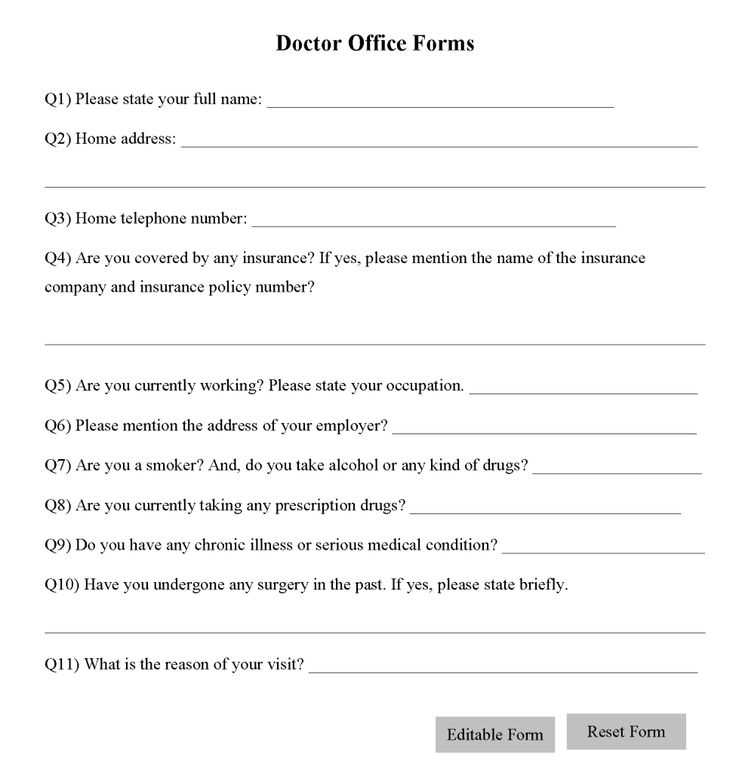 doctor office letter templates