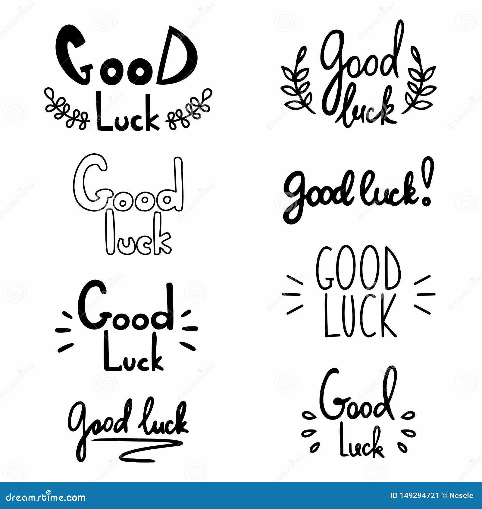 good luck letter template