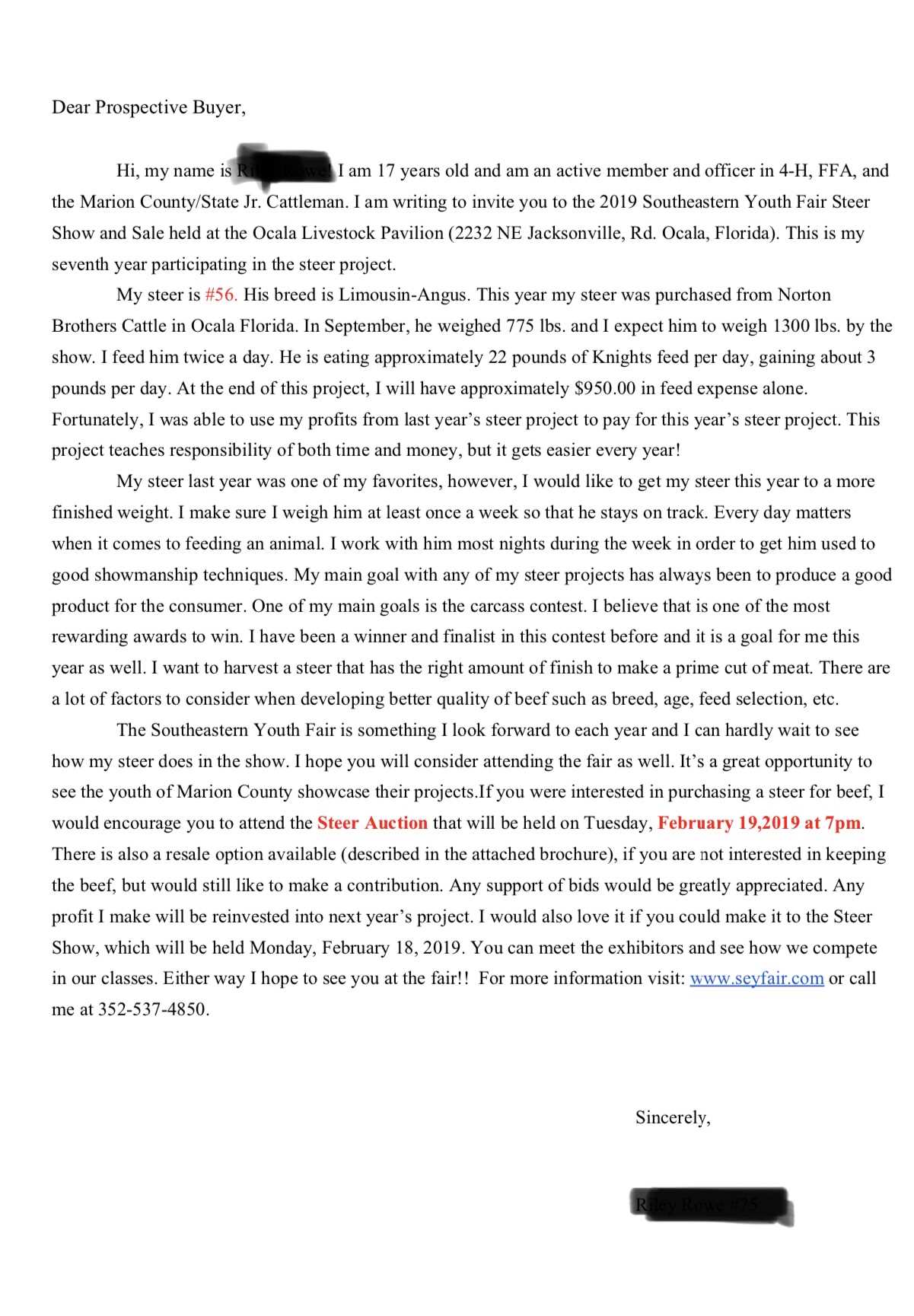 dear seller letter template