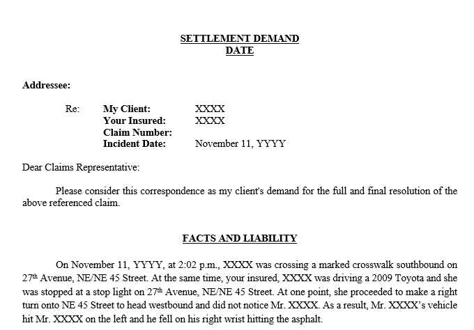 demand letter template bc