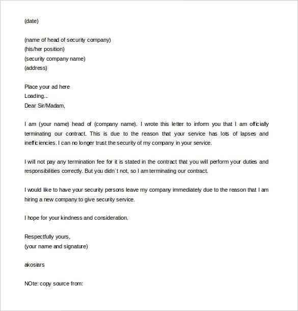 resignation letter template one week notice