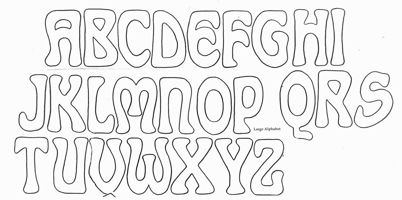 alphabet letter template design