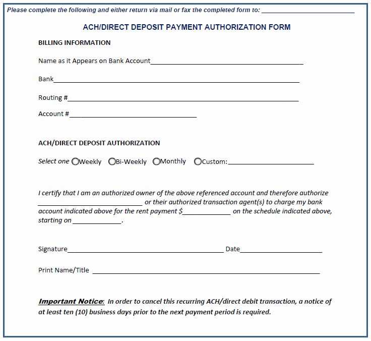 direct deposit letter template