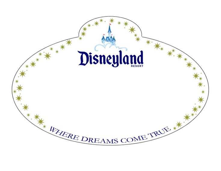 disneyland letter template