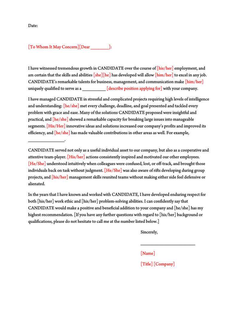 character letter for court for family member template