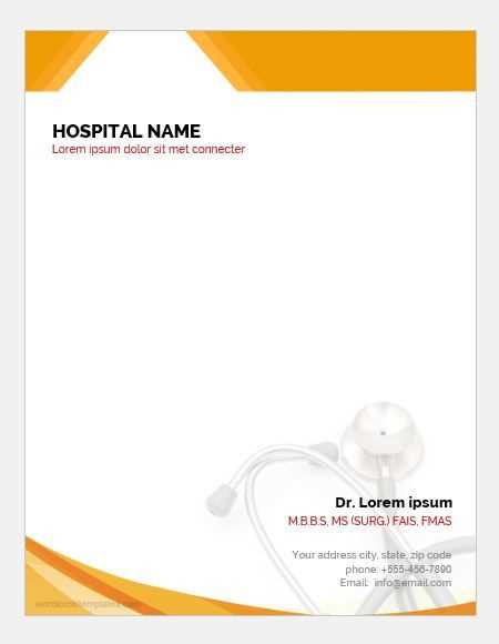 doctor letter template