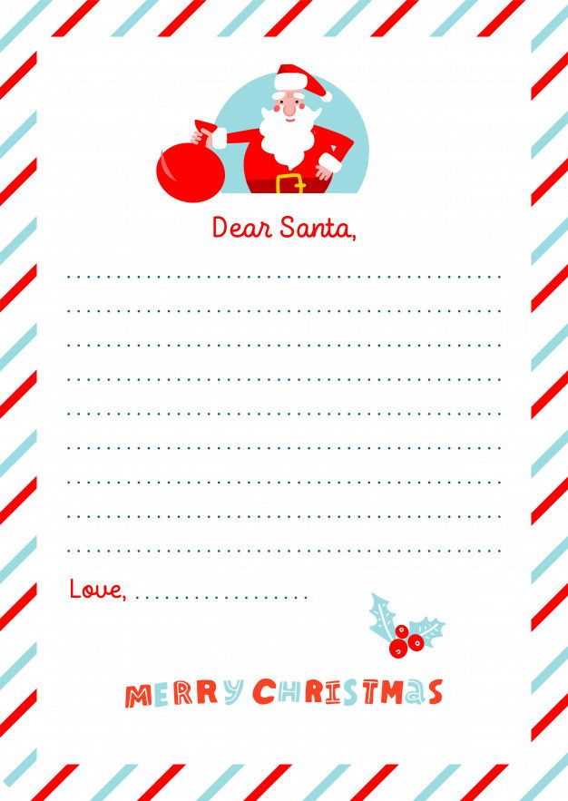 downloadable christmas letter template