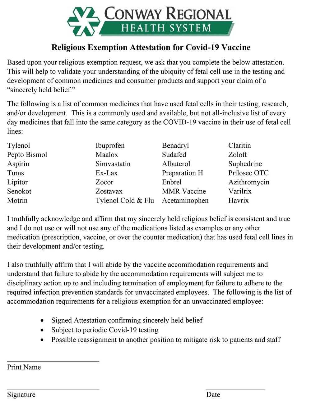vaccine letter template