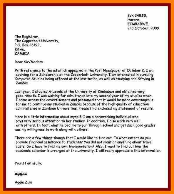 motivation letter for scholarship template