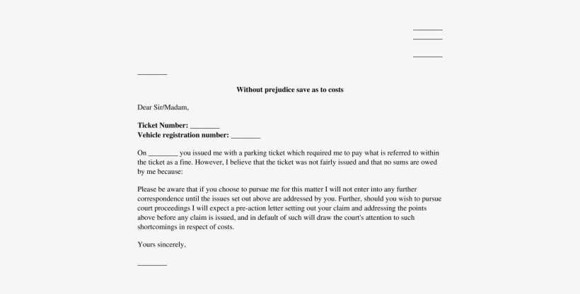 driving ban appeal letter template