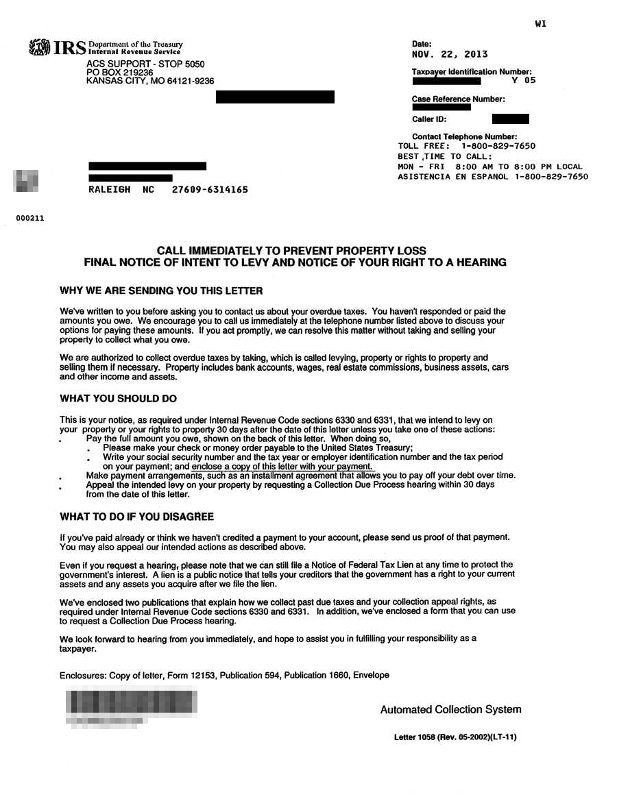 final notice before legal action letter template uk