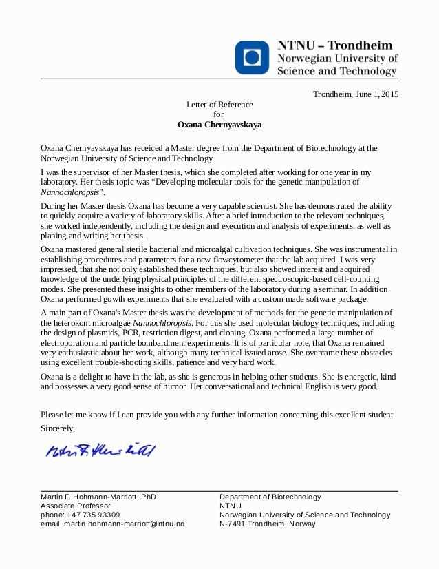 recommendation letter template for professor