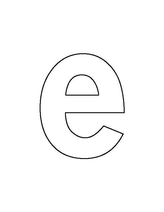 e letter template