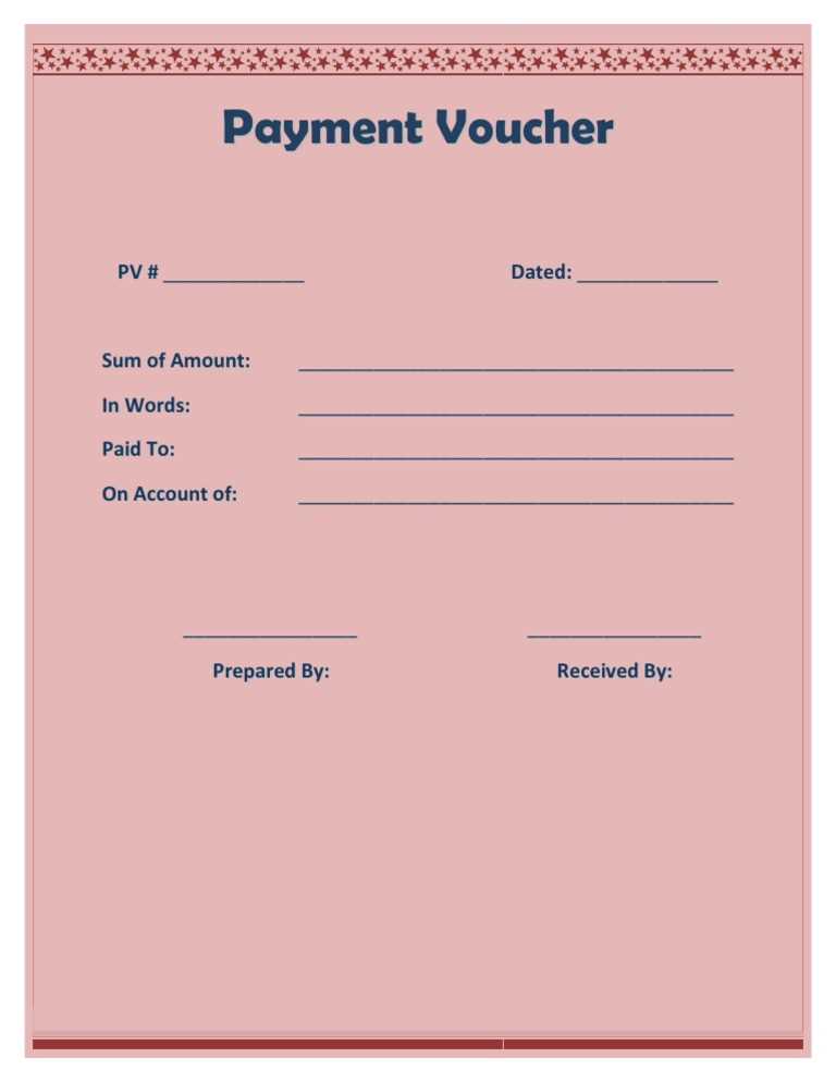 voucher letter template