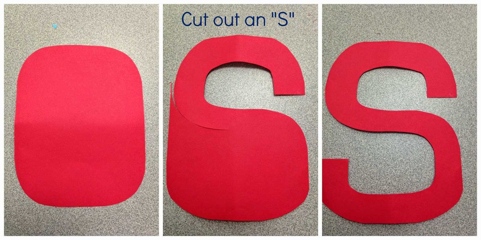 easy cut letter template