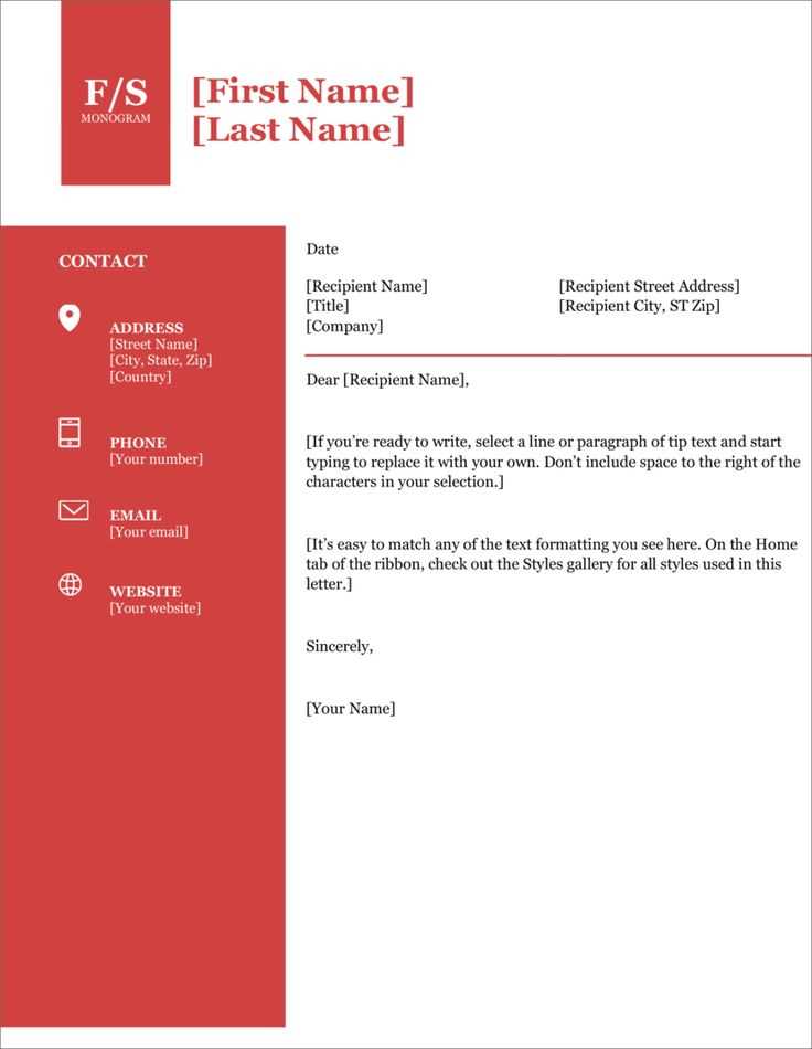 editable cover letter templates free download