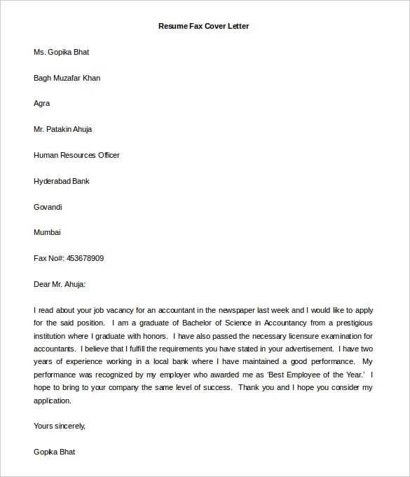 cover letter template microsoft word