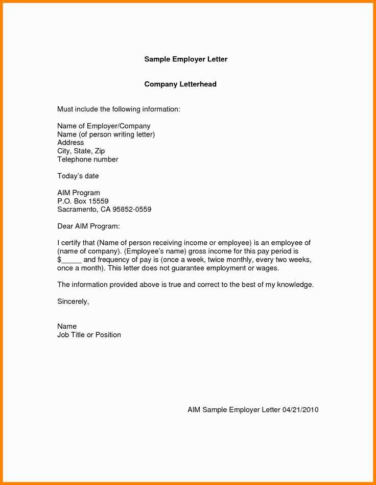 change of employment letter template