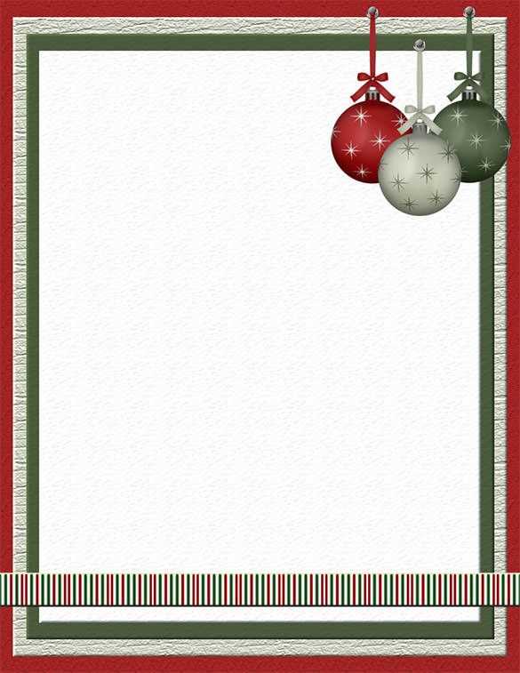 free christian christmas letter template