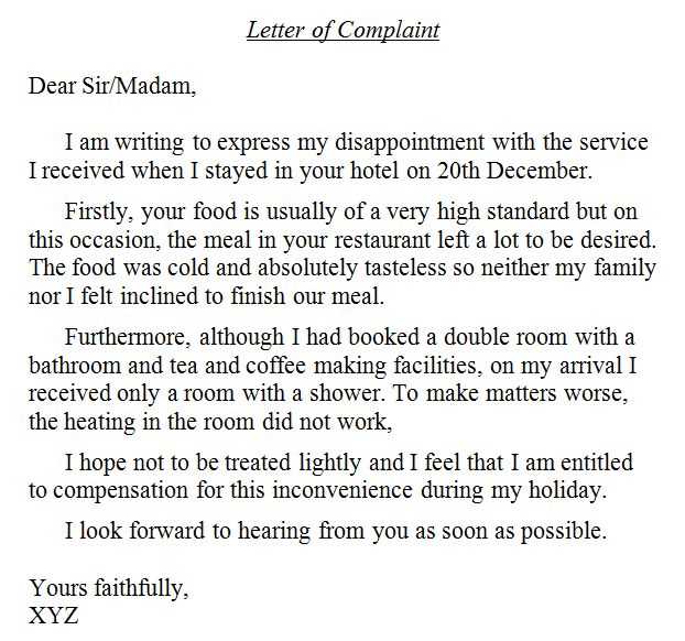 letter of compliance template