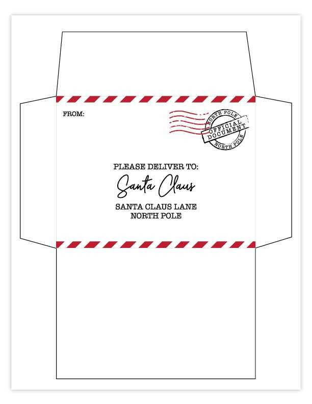 envelope letter template