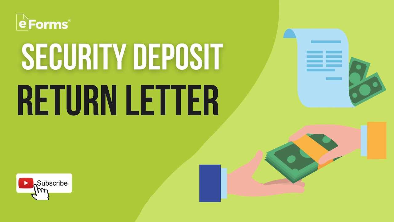 landlord deposit return letter template